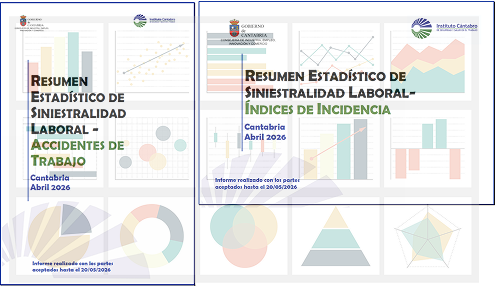 ICASST's tweet photo. 📢📢Publicado en https://t.co/xGa3WQrMQt informe mensual de siniestralidad laboral de Cantabria correspondiente al mes de abril 2026.  Resumen estadístico 👇https://t.co/ogJPx8cbl2
Indices de incidencia 👇
https://t.co/ZoNYlPc074 https://t.co/AhG5sz0Nai