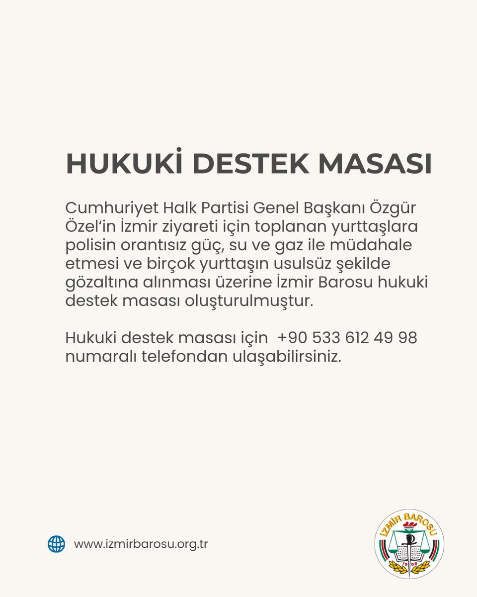 İzmir Barosu - #SavunmaSusturulamaz tweet media