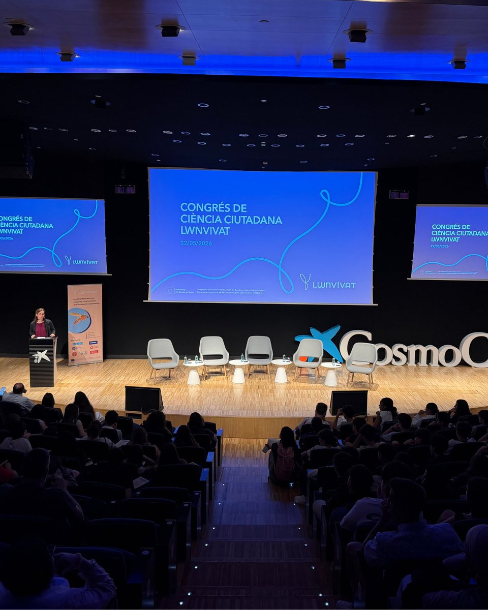 lwnvivat's tweet photo. 📅 Last Friday, we celebrated our Citizen Science Congress at CosmoCaixa, bringing together more than 200 secondary school students from across Catalonia to present their work on vaccination and infectious diseases. 

Read further about it👉 https://t.co/hs7jk6XQ7p https://t.co/nCfbJh28Zl