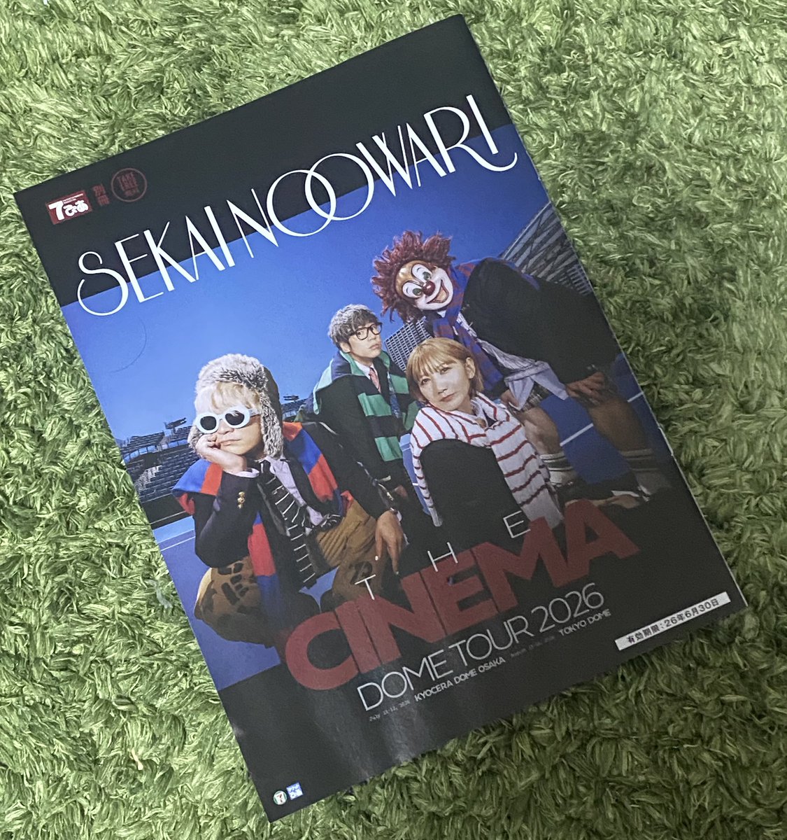 shu_skow's tweet photo. 走ってゲットしてきた！！

激アツ情報載ってます！！！！！！！

#SEKAINOOWARI
#THECINEMA https://t.co/dn65Unv6ro