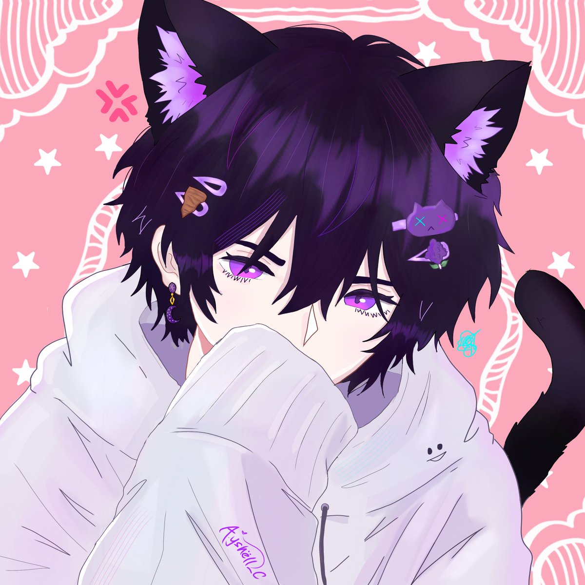 ayshell26's tweet photo. hes on his moe era #Fluixon 🐈‍⬛ https://t.co/GRPqeLDtHA