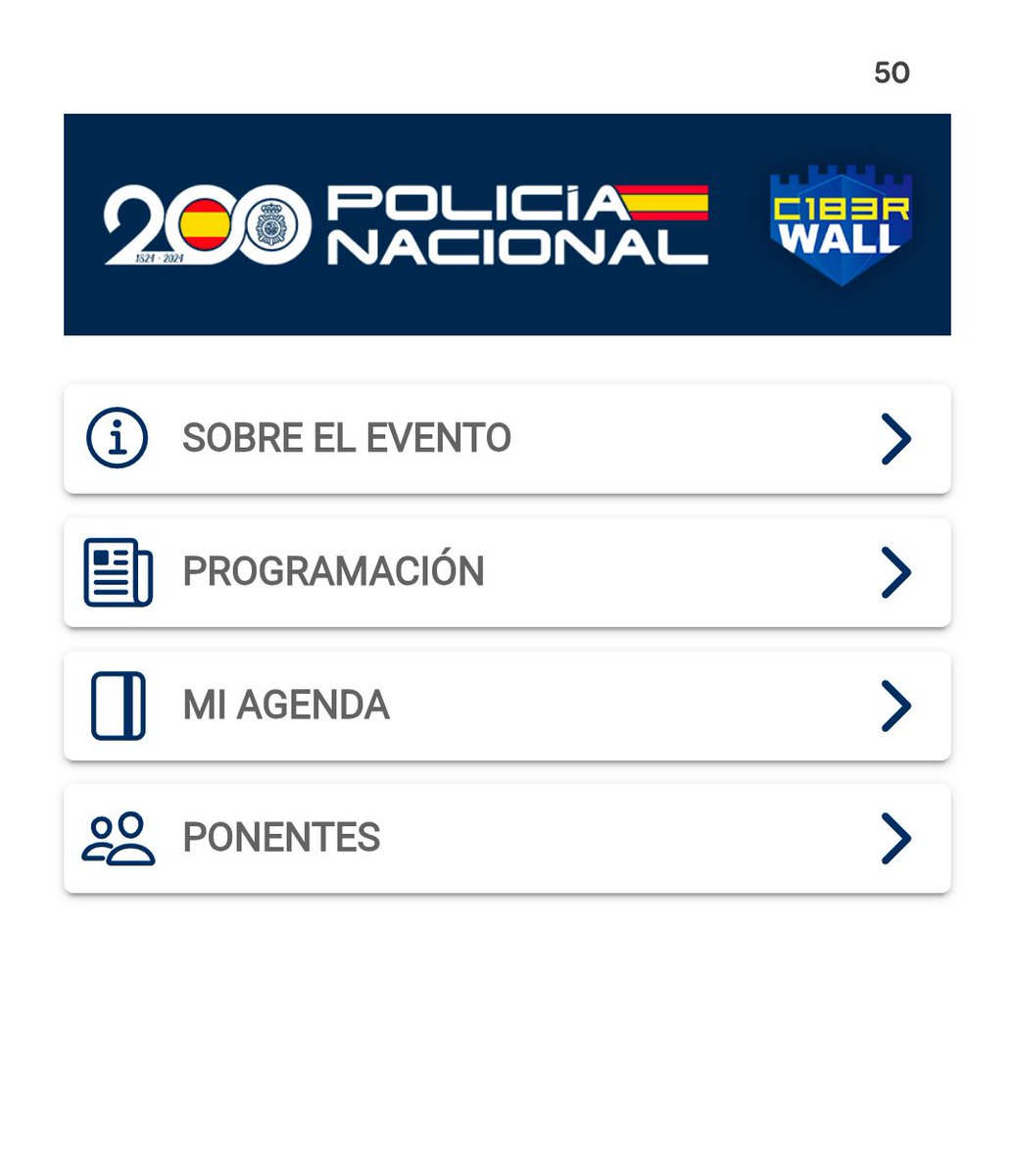 C1b3rWall's tweet photo. 📢¡Descarga la app oficial de C1b3rwall 2026 para iOS y Android!

🗓️Contiene parte de la agenda del Congreso y mucha información más.

➡️Apple Store -> https://t.co/oTgBoOOnWw

➡️Google Play -> https://t.co/VBAvzTEhaL https://t.co/NSgDIxFEAC