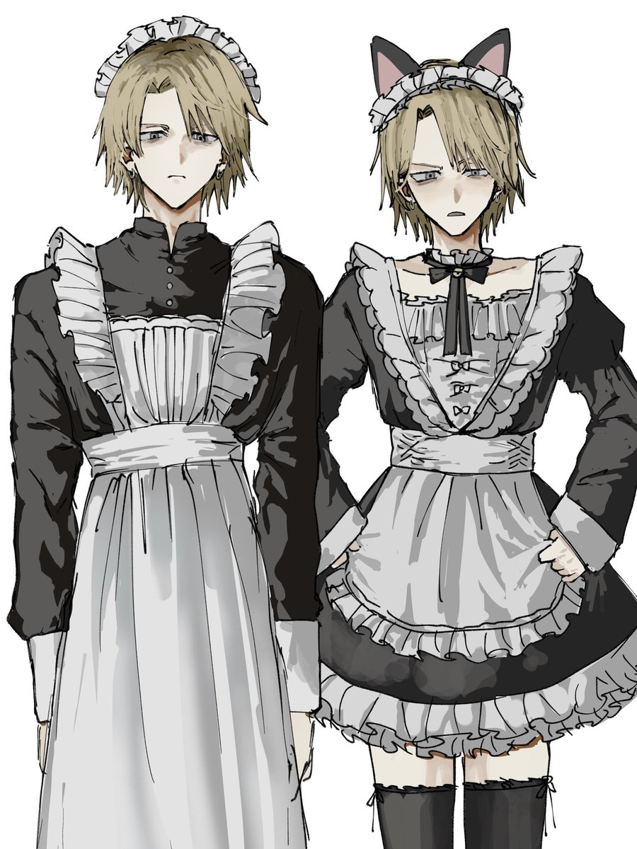 TanshokuYasai_'s tweet photo. メイド https://t.co/aMaqjlpwyb