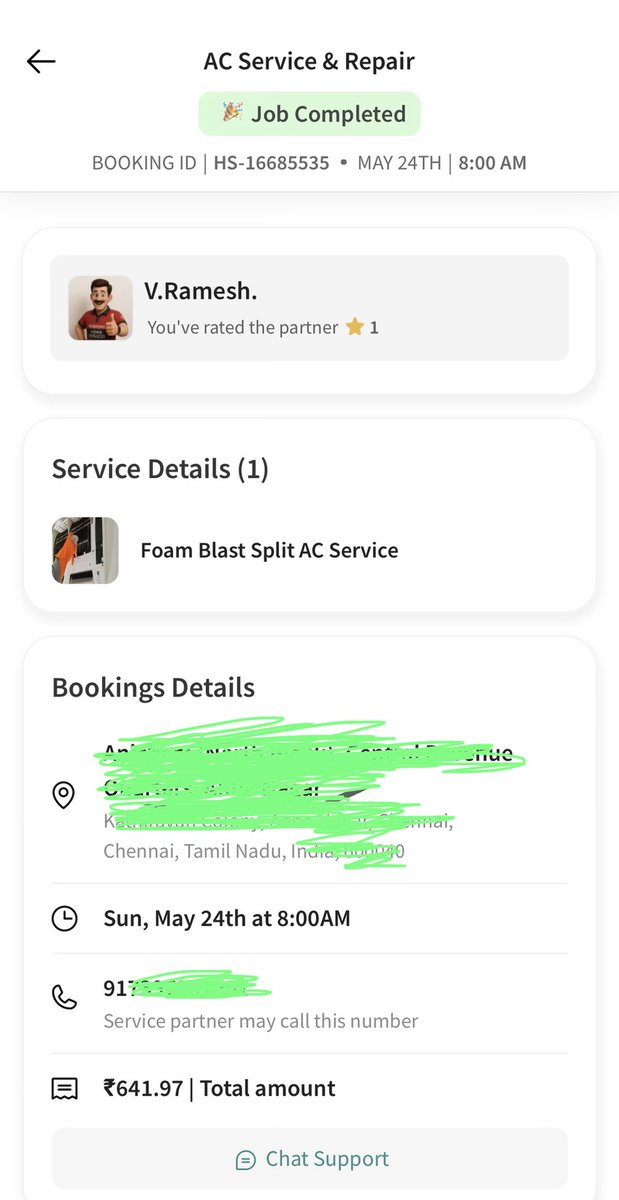 Pareek0002's tweet photo. FRAUDS @NoBrokerCOM @amit_agarwal! Partner V.Ramesh ruined AC valve, leaked gas &amp; left balcony filthy with toxic sludge. My baby girl is suffering in this extreme heat &amp; exposed to health hazards! Spent ₹3000 extra. Support ghosted me. full refund NOW! @jaagograhakjago SENT MAIL https://t.co/nbMB1QUuLk