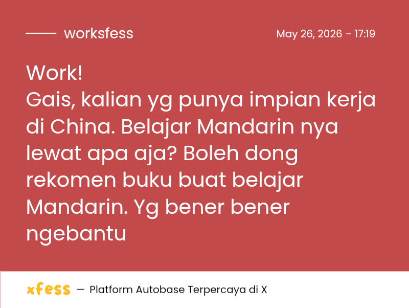 WORK tweet media