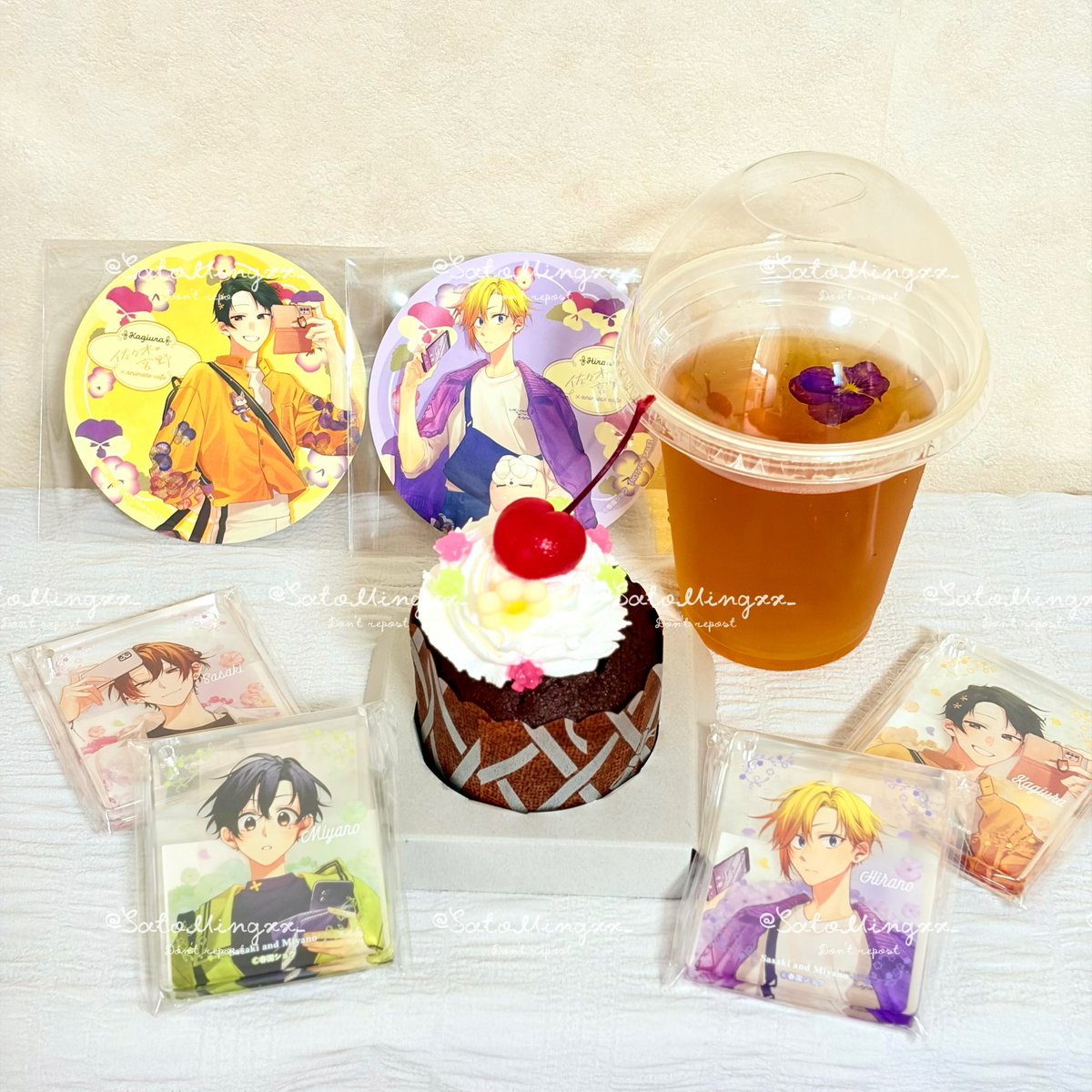 🌸佐々木と宮野 × アニメイトカフェ 🧁💕 最終日たまたま仕事が休み