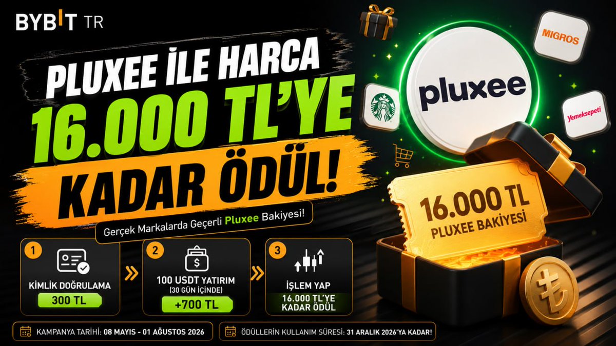 CoincoonNews's tweet photo. Bybit TR yeni kampanyasını başlattı 🔥
✅ Kimlik doğrula
✅ 100 USDT yatırım yap
✅ İşlem yaparak ödül kazan
Toplamda 16.000 TL’ye kadar Pluxee bakiyesi kazanma şansı var 🚀
Kayıt Linki 👇
https://t.co/Ekdaefj4eH
👉 Telegram Kanal:
https://t.co/nVy9g7t3CU

⚠️ Bu video yatırım tavsiyesi değildir.
Kripto piyasası yüksek risk içerir. Kendi araştırmanızı yaparak işlem yapınız.
#BybitTR #Bitcoin #Ethereum #Kripto #Trading #BTC #Ethereum