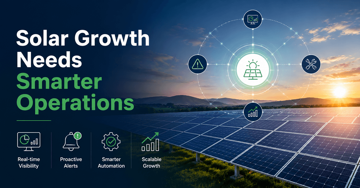 IotPromeraki's tweet photo. #Solar has scaled hardware fast.
Next challenge is operations. More sites mean more data, alerts, & daily decisions
Connected platforms help in - manage growth, spot issues early, & automate routine work
That’s how it scales with confidence.
#IoT #Technology #ConnectedDevices https://t.co/FZL9NAGPxS