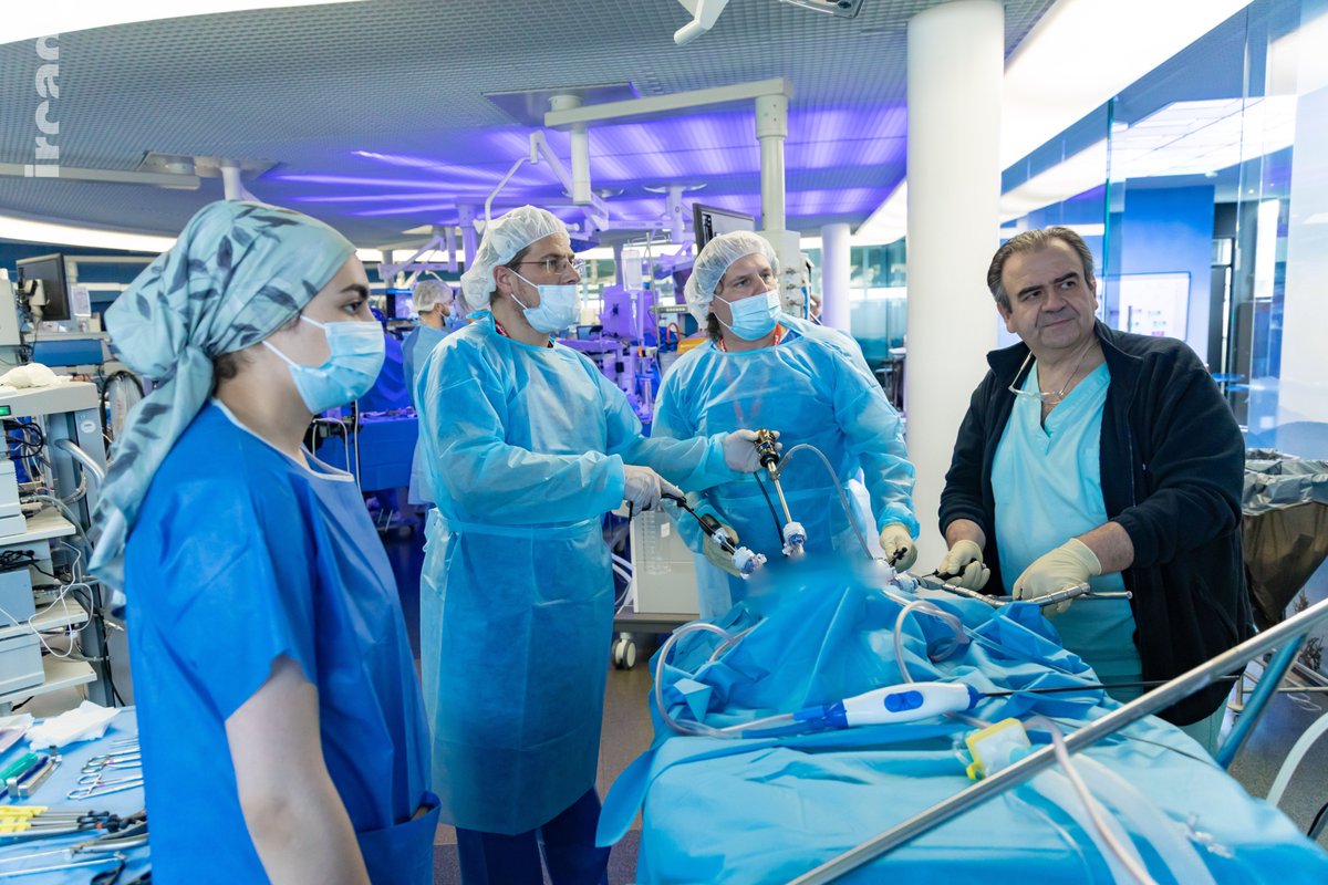 IrcadFrance's tweet photo. The laparoscopic #general #surgery course: always a success!
87 participants joined us on-site and online for a week filled with expert lectures, live and pre-recorded operative demonstrations, hands-on training, and the latest innovations in #minimallyinvasivesurgery. https://t.co/ZYt2Jy3DDV