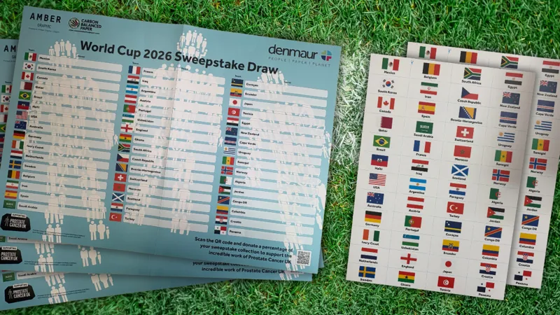 DenmaurPaper's tweet photo. ⚽️ @DenmaurPaper World Cup Sweepstake kits supporting @ProstateUK are now available!

We teamed up with Arctic Paper and Potts Print to make  2,000 kits, which contain

* An A3 wall chart
* An A4 sheet listing all participating countries

Email info@denmaur.com to request yours! https://t.co/RQsCz5Vykx