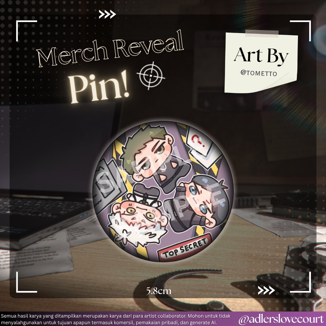 adlerslovecourt's tweet photo. 🔐 Illustration &amp; Merch Reveal 🔐

They're resting... maybe we should strike? 🤔

< Trio Pin >

Art by. @toometto (Nele)

#ADLERSLoveCourt 🔍 https://t.co/aYk59zPffD
