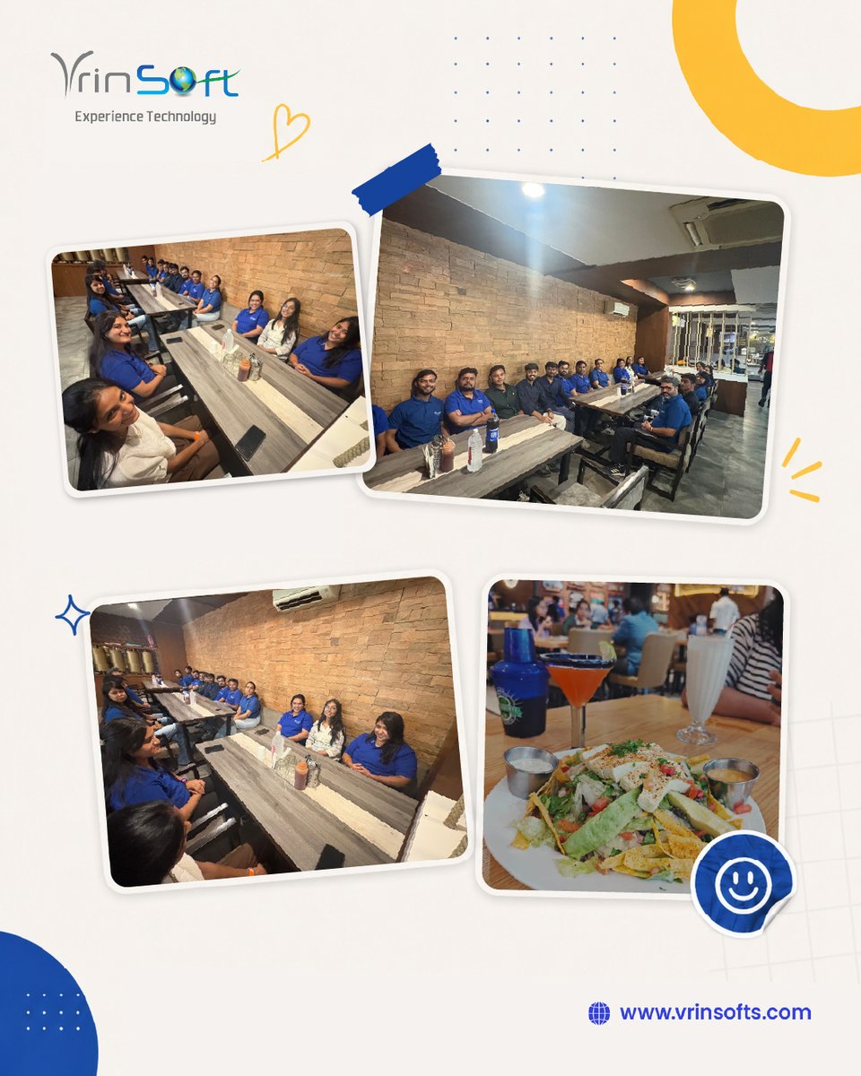vrinsofts's tweet photo. After 3.5+ wonderful years with Vrinsoft, it was time to appreciate &amp; wish our amazing team member, Yeshwant, with a final team get together and memento.

Wishing you success, happiness, and exciting new opportunities ahead. Adieu.

#Farewell #Goodbye #FarewellParty #Celebration https://t.co/FXLnUJveYf