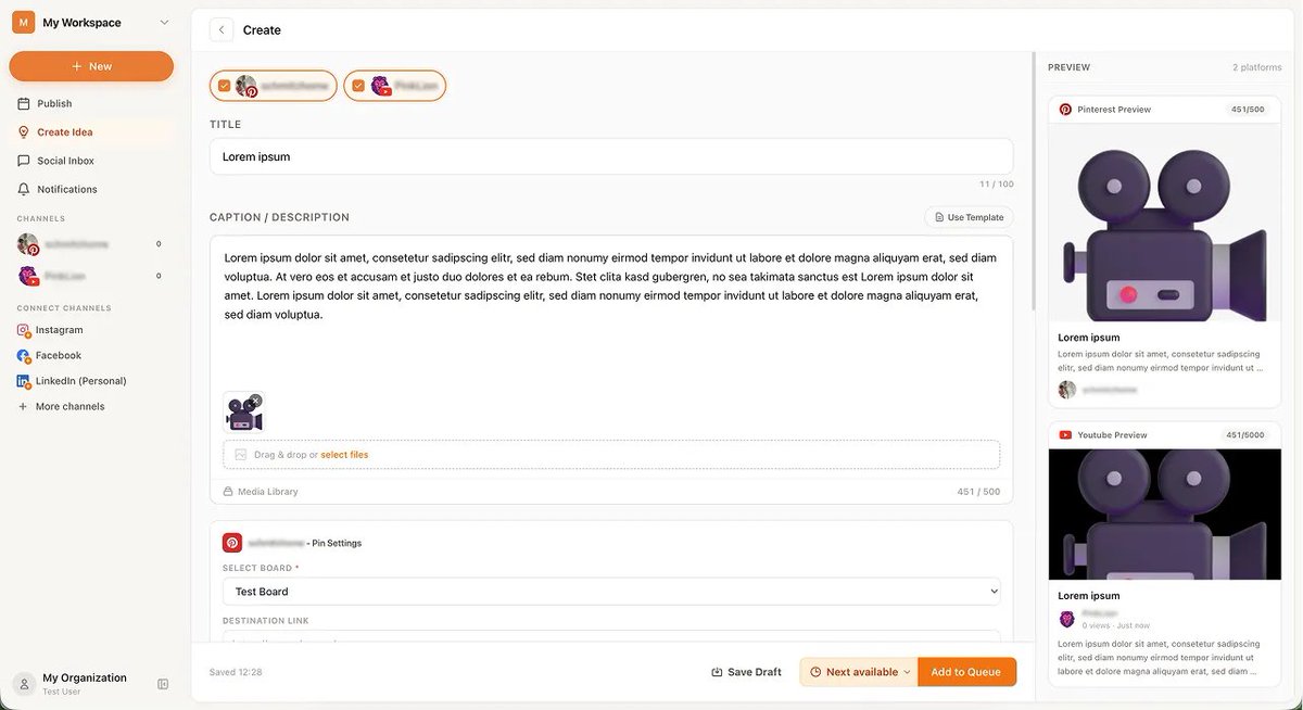 sibyog13's tweet photo. Vous cherchez un moyen gratuit de gérer vos réseaux sociaux ? 

Brightbean-studio est la solution open source qu'il vous faut ! 
Auto-hébergable, il vous permet de programmer et publier votre contenu sur plus de 10 plateformes depuis un tableau de bord unique. 

Alternative gratuite à Buffer, Sendible et SocialPilot.
https://t.co/TTlR6cz0Nd