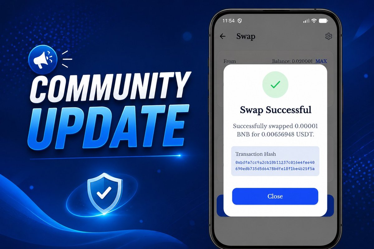 upscreener's tweet photo. COMMUNITY UPDATE

We are pleased to announce that major progress has been made on Upscreener Mobile Version 1.2.0 🚀

We also successfully tested the cross-chain swap feature, as shown on the banner.
Completed features include:
• Built-in Swap Functionality
• Multi-chain Wallet Integration
• Advanced Chart Tools & Market Analytics
• Improved User Experience & Performance

The final major feature left in development is Staking, which is currently being finalized.

After staking integration, we move fully into the next expansion phase for the Upscreener ecosystem.

We keep building consistently.