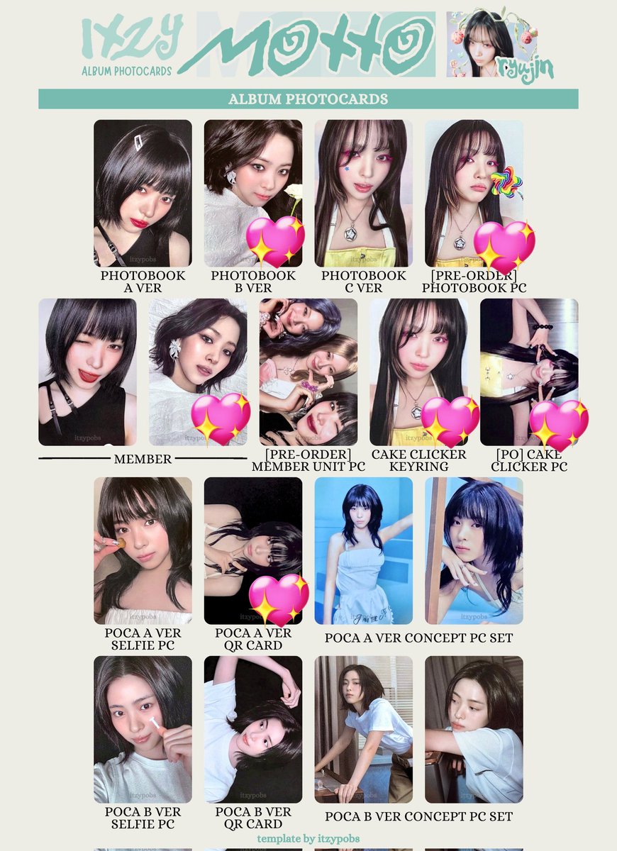 chu_ge_'s tweet photo. ITZY 交換 MOTTO 

【譲】画像１,２枚目 リア  チェリョン ユナ

【求】画像3枚目リュジン💖（同種希望）
　　　クリッカーもリュジン

郵送希望📮
お気軽にお声がけ下さい😊

#itzy交換 https://t.co/0bfjDXuUPm