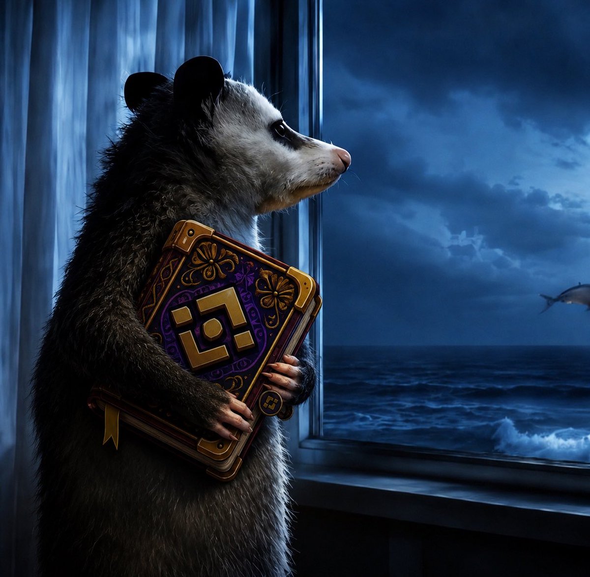 BookMemeBsc's tweet photo. Do possums love a good book? https://t.co/D2mTZbY6h4