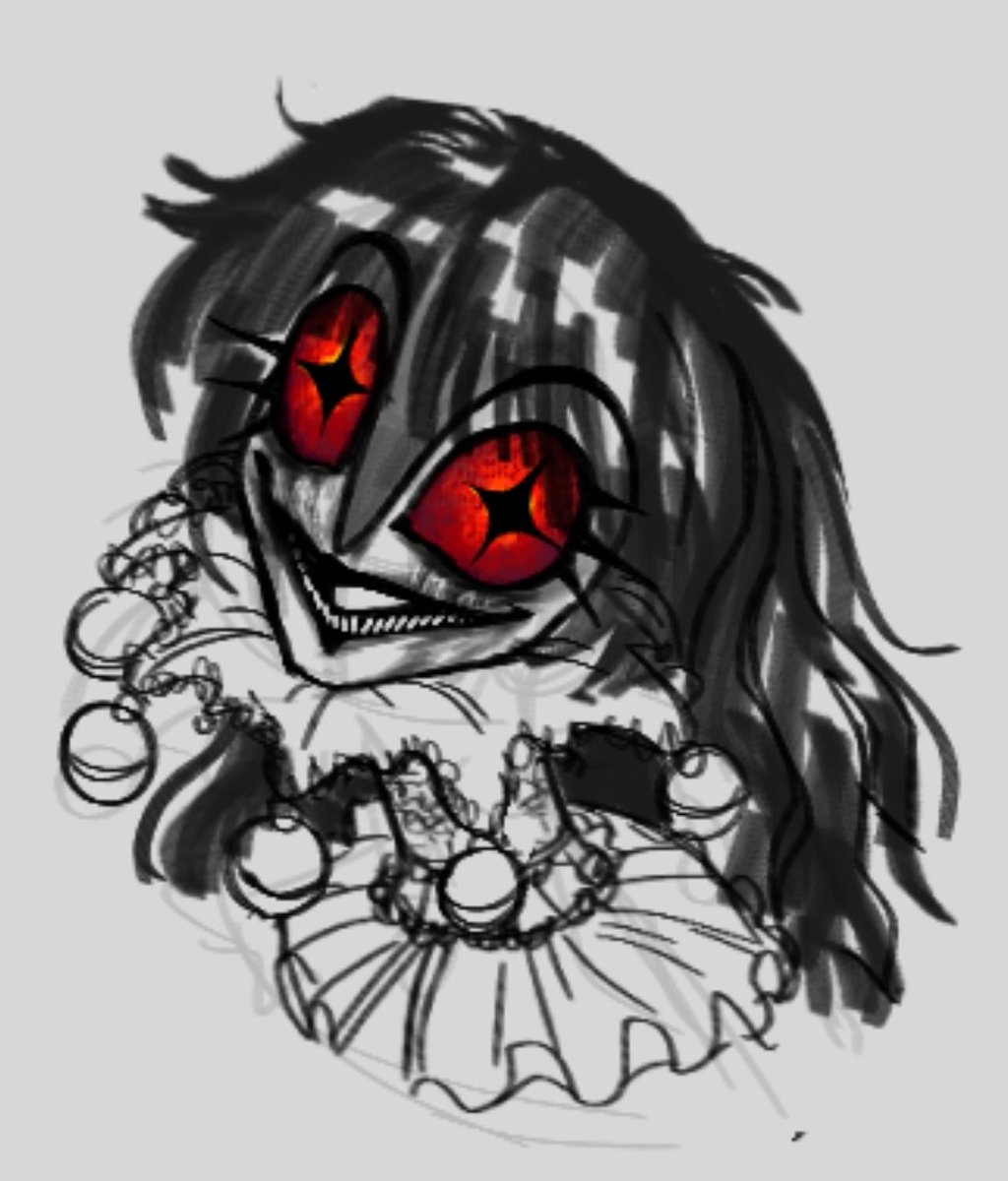 Bunstellamere's tweet photo. Concept sketch for now, but a rough draft (yes possessed pomni's eyes in canon are yellow, but I'm basing this off of an Asian glossy starling) https://t.co/t5zLuFvZUu