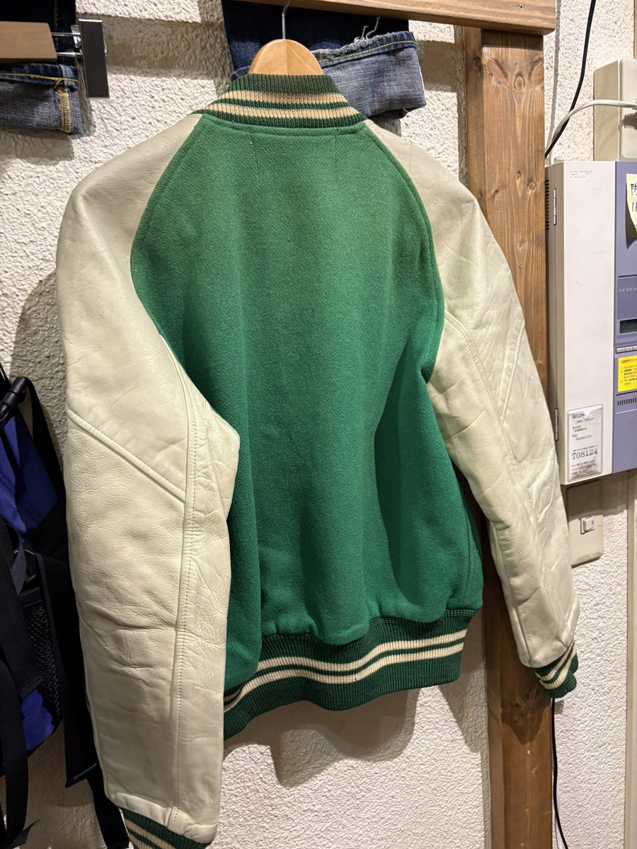 Coleman 1960sビンテージです♪ カレッジスタジャン❗️ ウール&レザー