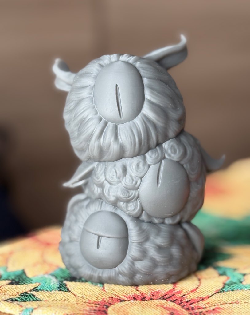 mjmcoto's tweet photo. 7月26日（日）
ワンフェス2026夏参加します！

【おとぎ囃子】ブラッシュアップ版展示
【ひと目っこ〜みつ目っこスタイル〜】
展示&amp;販売予定です！

空想いきものワンフェスにも参加です🌞
あと2ヶ月がんばりますー！

#WF2026S参加宣言　#WF2026S https://t.co/0IGyvyExKh