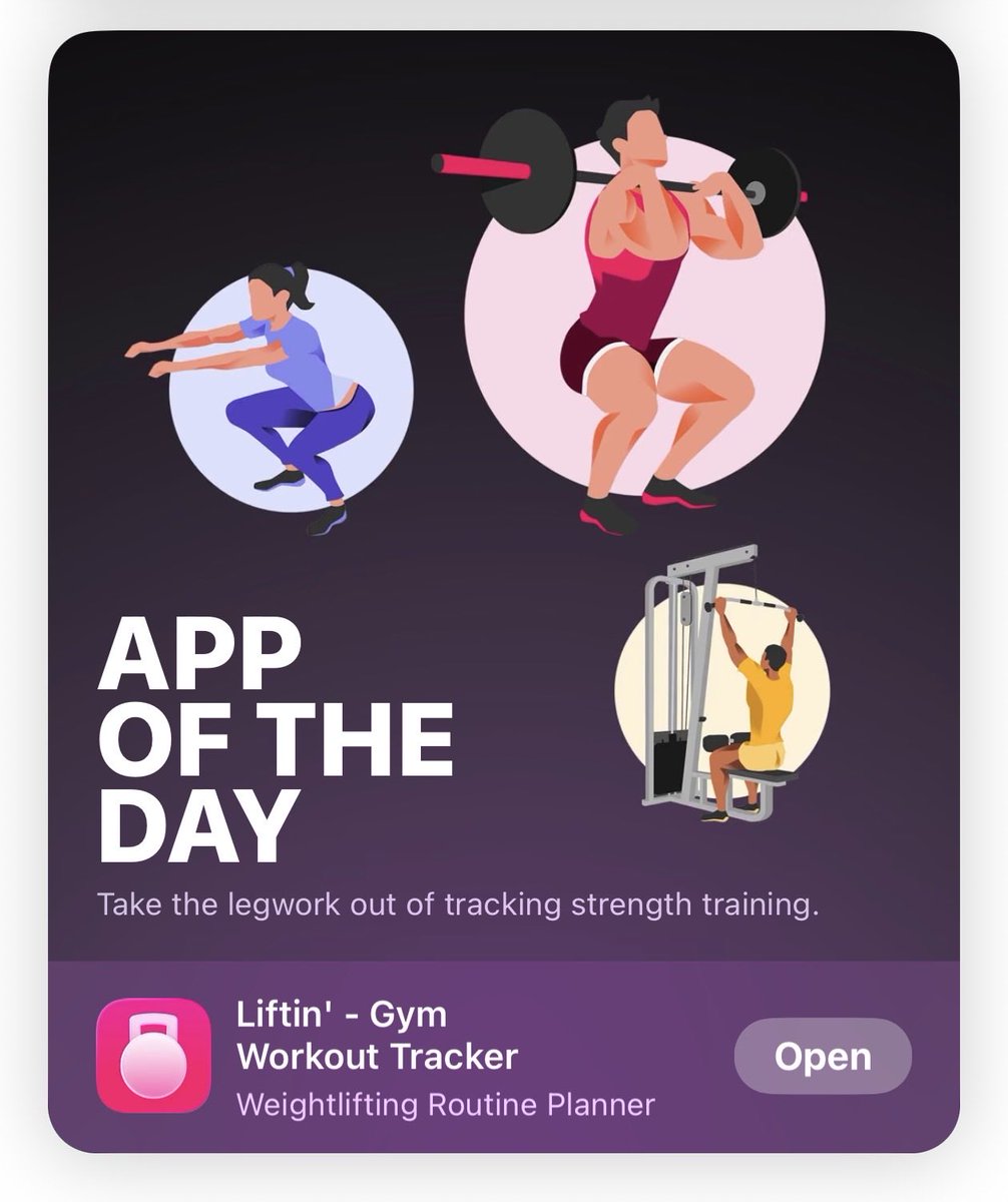 Liftin’ Workout Tracker tweet media