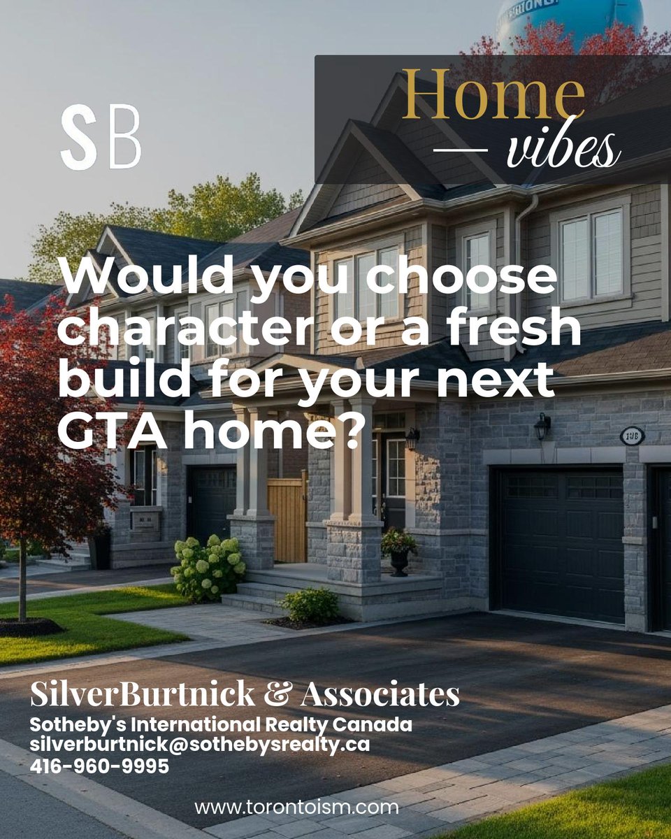 richardsilver's tweet photo. Heritage elements paired with modern design catch the eye of buyers seeking substance and style in the GTA. Would you prioritise character or a fresh build for your next move? https://t.co/b6Z1SENMTm