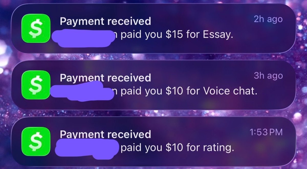 send2queen's tweet photo. Still making money 💜💜 https://t.co/oRmFpIznRj