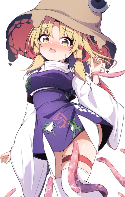 諏訪子ちゃんに触手が…!