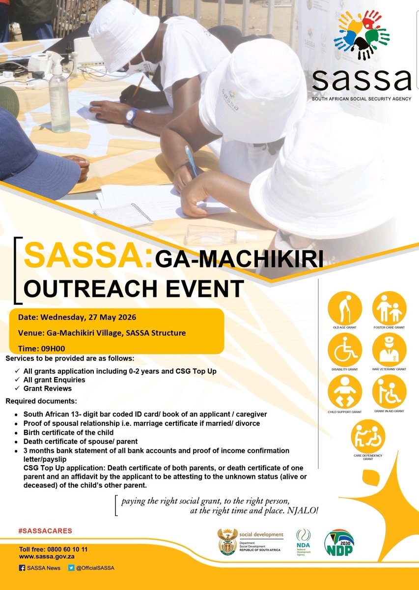 SASSA tweet media