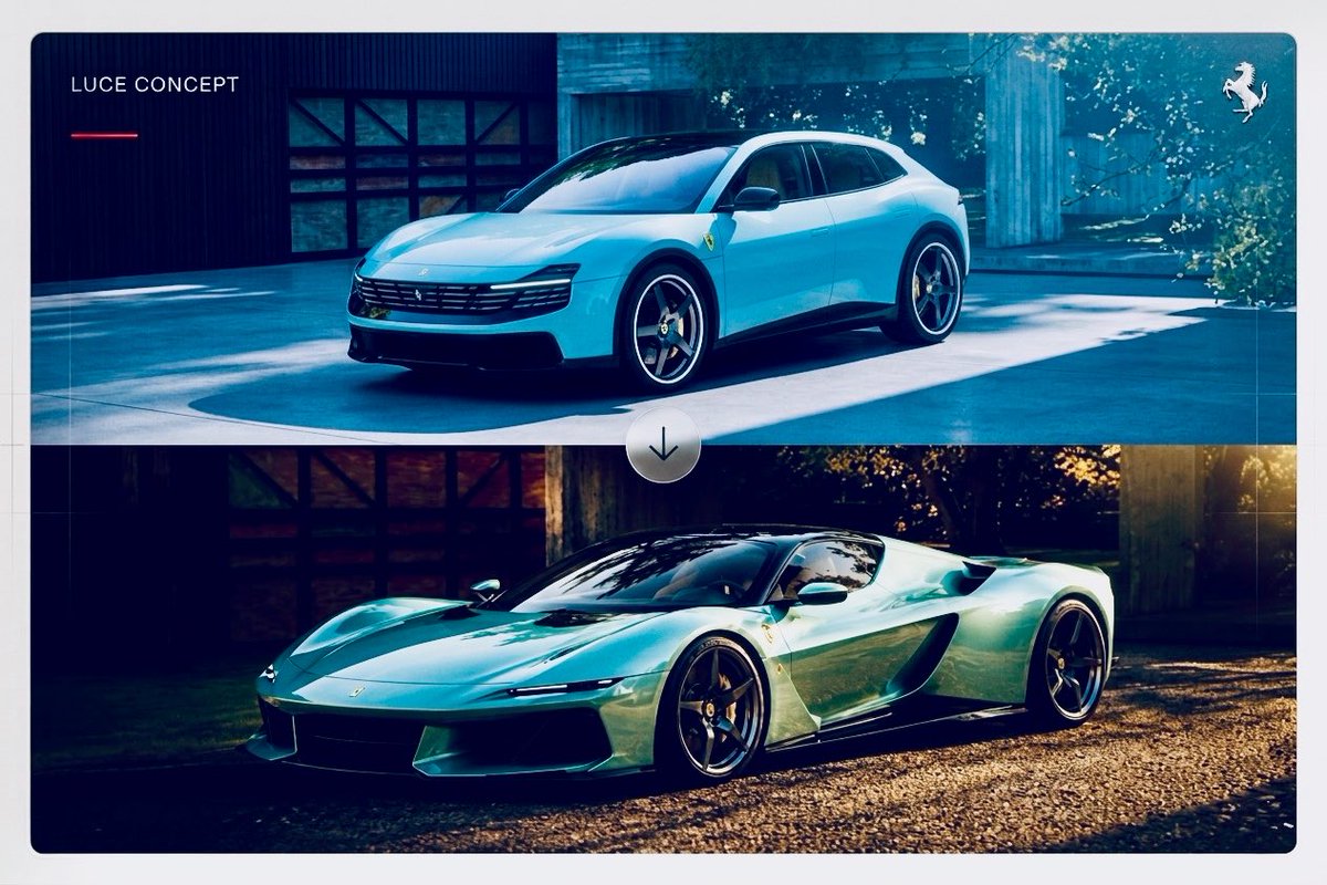 GiampGrasso's tweet photo. Meno crossover.
Più emozione.

Design is identity 🐎⚡🏎️

#Ferrari #CarDesign #Luce #AutomotiveDesign #LUCEREIMAGINED https://t.co/HorusAzPsp