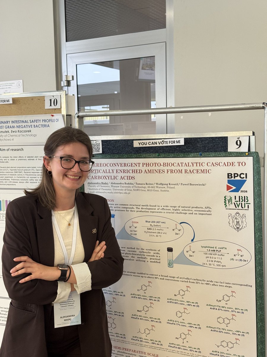 LBB_WUT's tweet photo. We are proud and super excited to share recent results from our group, presented by Ola Rudzka, Natalia Antos, Ola Madej, and Paweł Borowiecki at the BPCI 2026 conference. https://t.co/L3CC7LvQhy