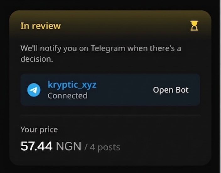 Kryptic tweet media