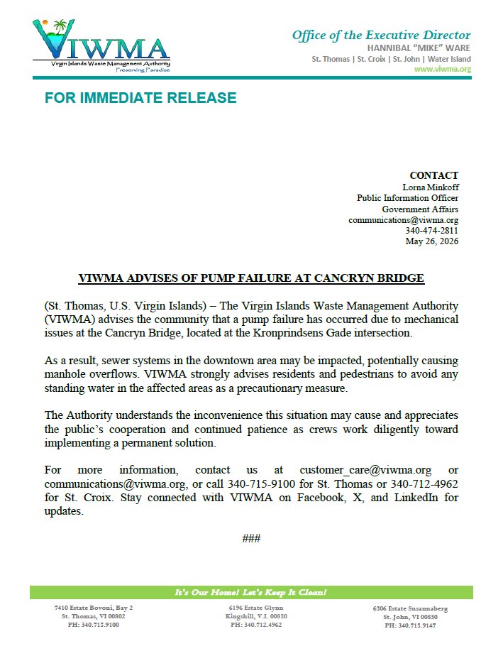 Virgin Islands Waste Management Authority tweet media