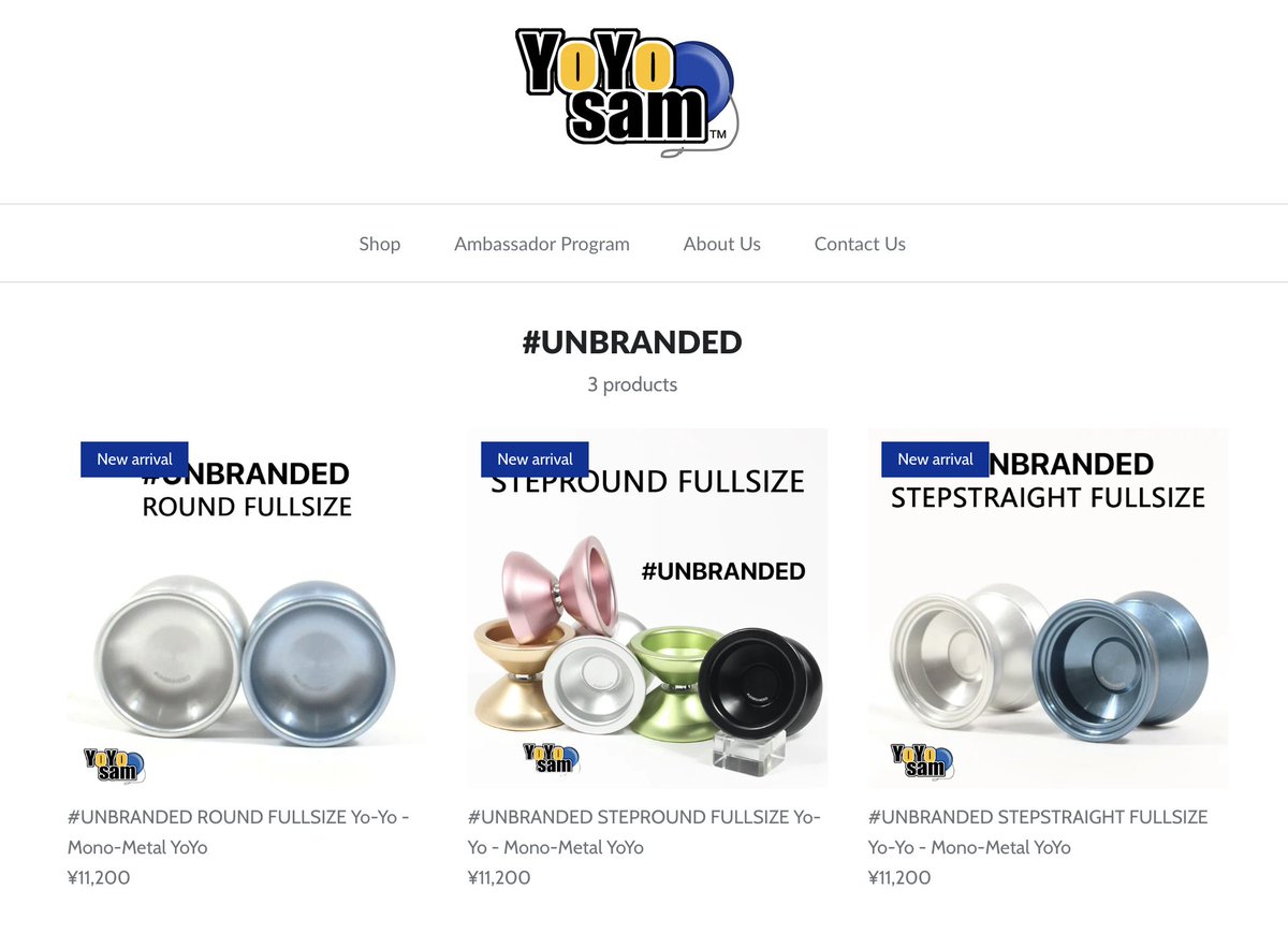 UNBRANDED (@UNBRANDEDYOYO) / Posts / X