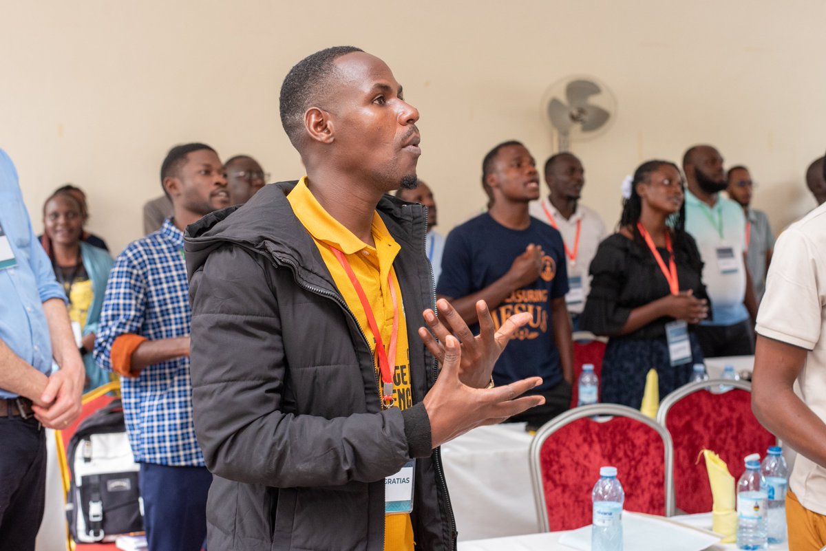 LivingWord_UG's tweet photo. Day 3 started with devotions from Deut. 32 by Boaz and singing led by Bosco from Ssenge Baptist Church.

A joyful and encouraging start to our final day together around God’s Word. #WordWorkConference (1/2) https://t.co/6iSAqhtzya