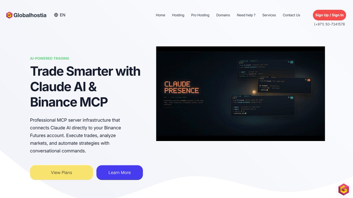 Globalhostia's tweet photo. 🚀 GIVEAWAY: Win 1 Month of FREE Binance MCP Access! 🚀
Trade crypto with AI-powered execution on enterprise VPS infrastructure.
How to enter:
✅ Share this post
✅ Write a blog post (300+ words) about AI trading
✅ Send links to info@globalhostia.com
#globalhostia #mcp #Binance https://t.co/i7Dzow6jet