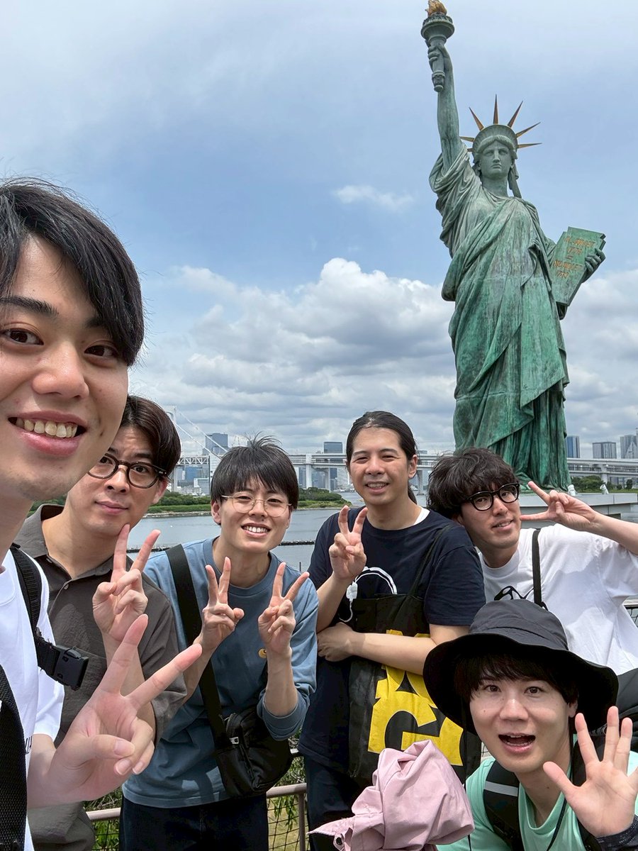 c_maina_saida's tweet photo. 乙宴の打ち上げをお台場でしました。
お台場ってこんなに楽しかったんだ… https://t.co/tYw3IV23Qn