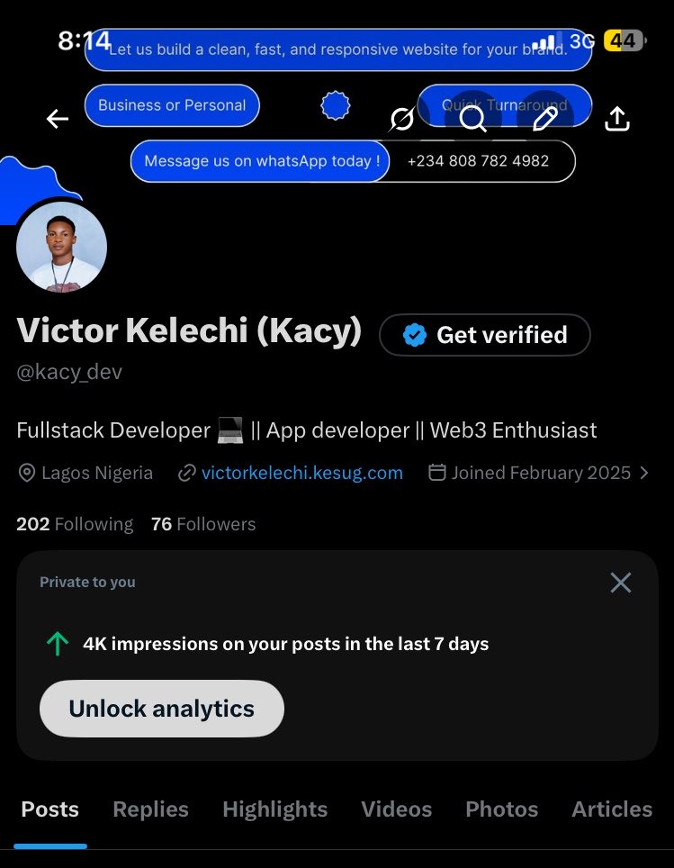 Victor Kelechi (Kacy) tweet media