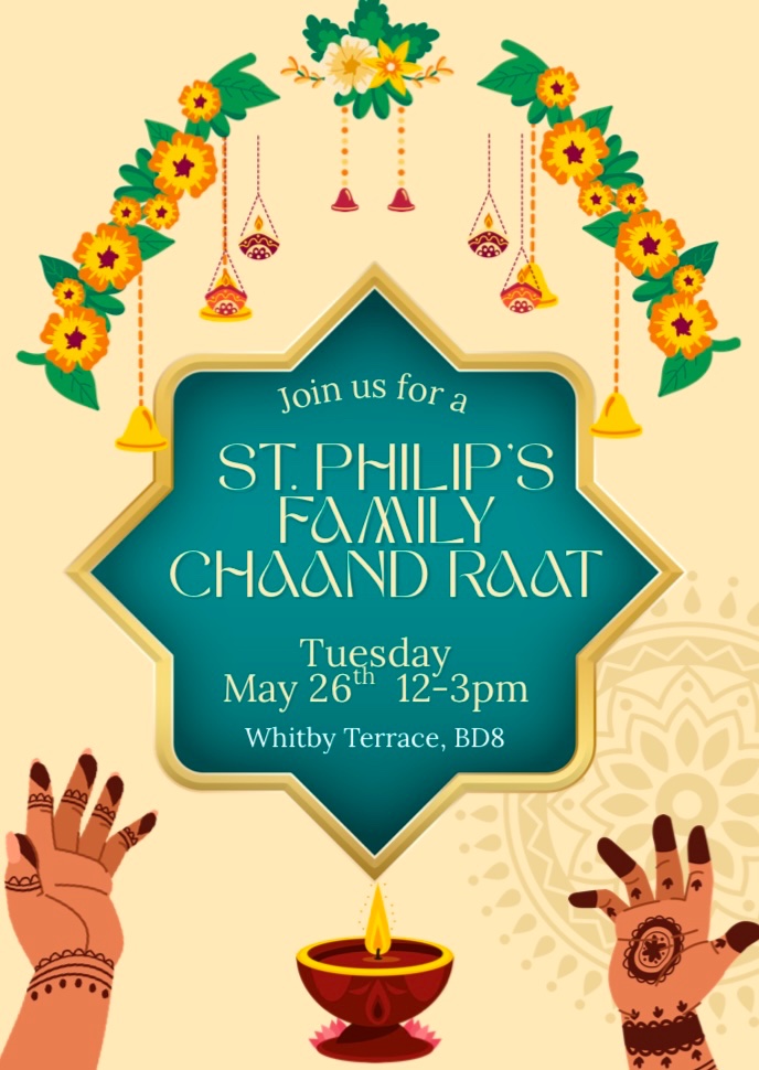 SamKnowd's tweet photo. Come down to St Philip’s Primary school at the junction of Whitby Terrace&amp; Fairbank Road. Our Chaand Raat event is 12 until 3 today. Mehndi, ice creams for this hot weather of course, cafe food, drinks, sweets, outdoor play activities to keep the family entertained. https://t.co/BPCgeme3Xw