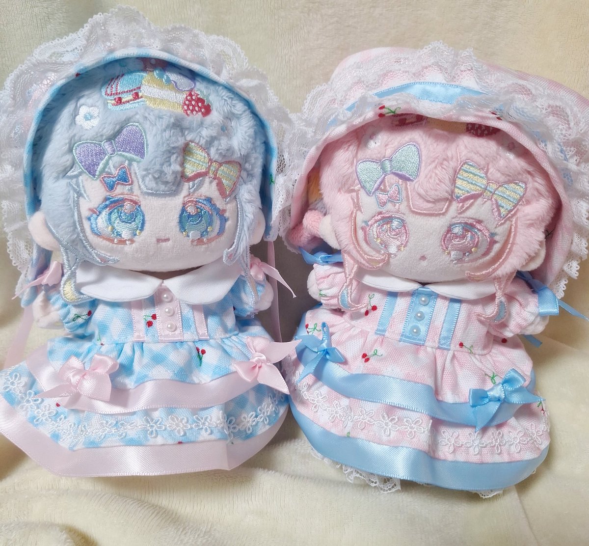 Clockshop_nui's tweet photo. 無属性ぬいぐるみのお洋服やシチリアの追憶、ブラインドドール等のフリルや可愛い成分多めなお洋服作ってます。
年に数回イベントに出てる他にBOOTHで販売もしています～
一部ではパニエ屋さんって認識されてる気がします！

#知名度を上げたいので拡散してください https://t.co/A7IlrQQyzC