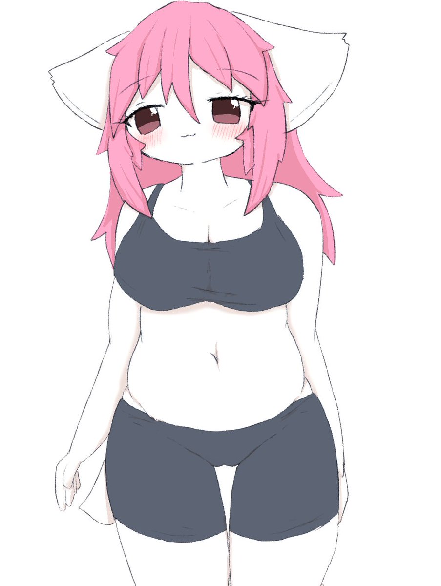 最近は暑いからこの姿が普段着 
