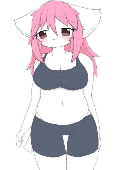 最近は暑いからこの姿が普段着 