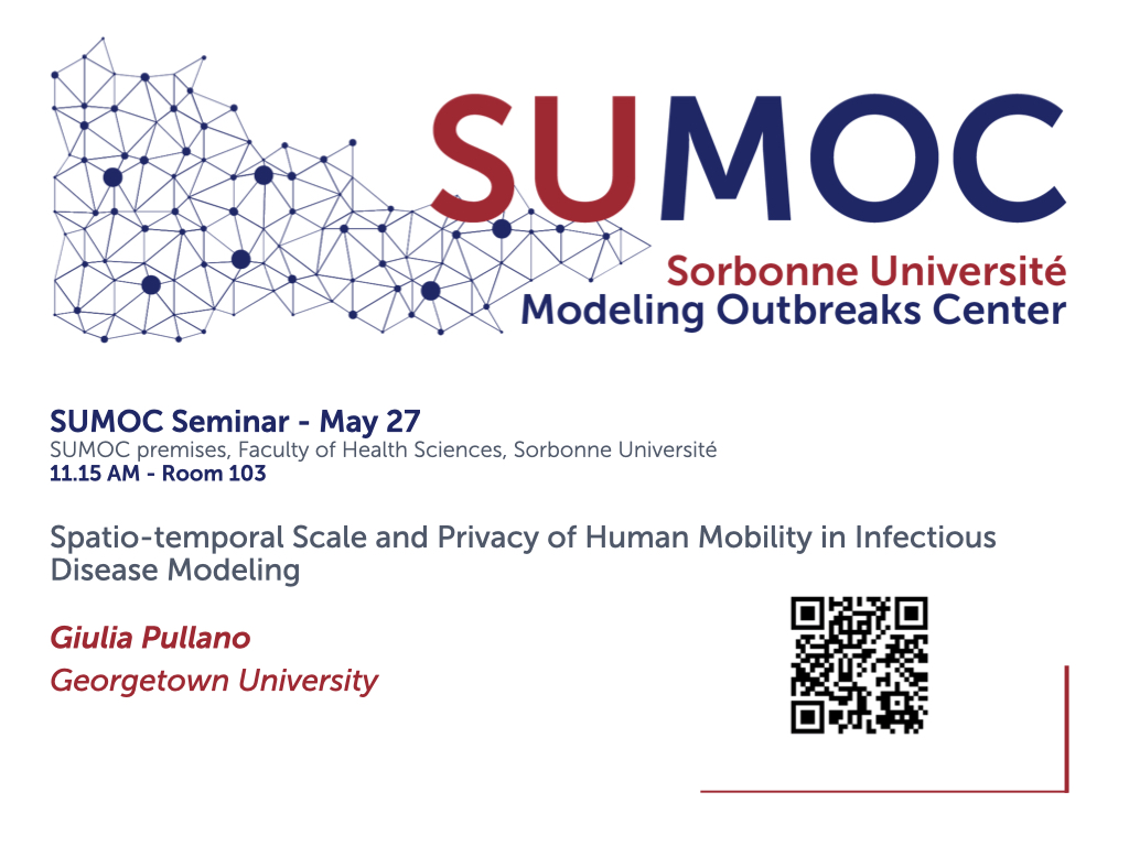 vcolizza's tweet photo. SUMOC seminar tomorrow by @pullano_giulia (also online) https://t.co/tIRSiGAKh4