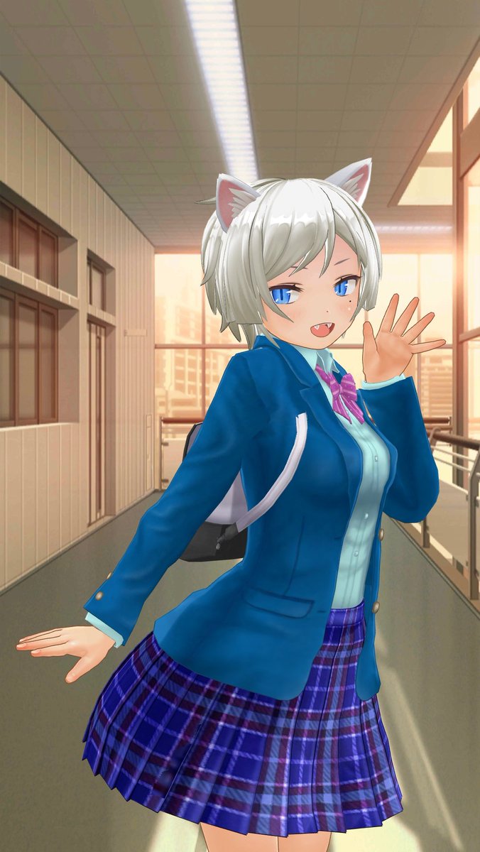 お花と猫ちゃん♪ぱややんと華やか☆がま口 /メガネ、ペン、プルーム