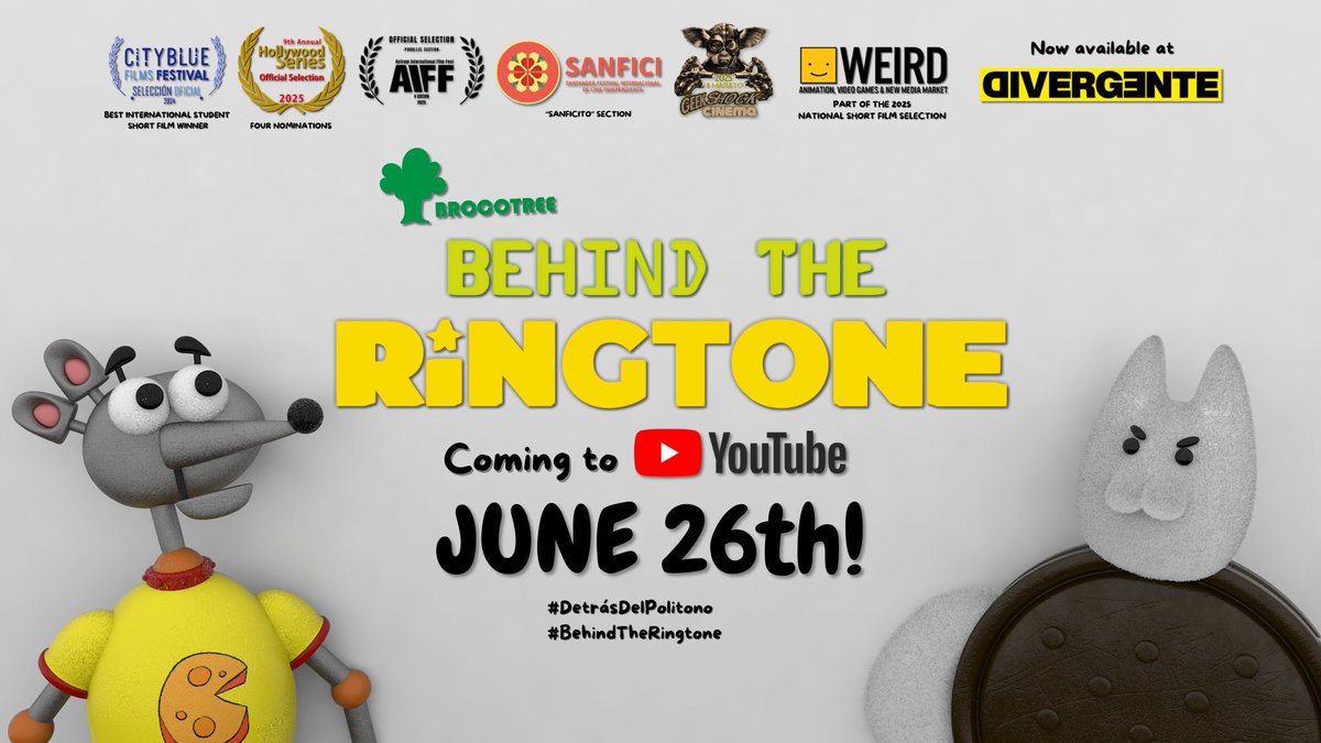 broco_tree's tweet photo. THE RINGTONES ARE COMING TO YOUTUBE IN ONE MONTH!
#BehindTheRingtone will premiere on June 26th on all your Nokia phones (...and other YouTube-viewing devices) https://t.co/kBU3v8a6Sz