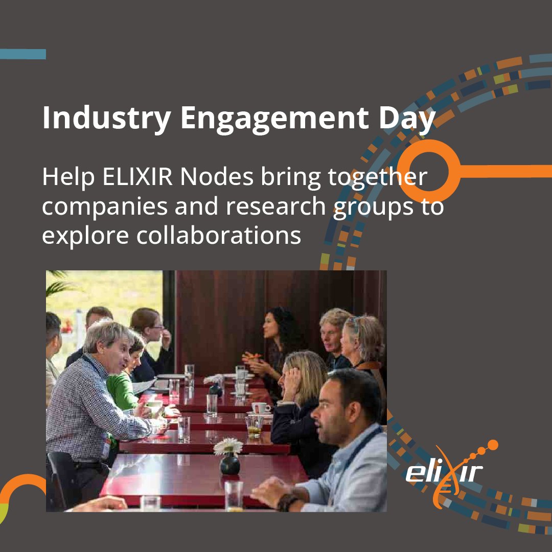 ELIXIREurope's tweet photo. #Opensource tools and shared workflows allow industry to 🎯 reuse existing resources and focus on innovation. Close alignment between ELIXIR services and industry workflows 🤝  increases the long-term value of #dataresources.
ELIXIR Node Engagement Days: https://t.co/w5YEE6YTf1 https://t.co/lTlny9pipB