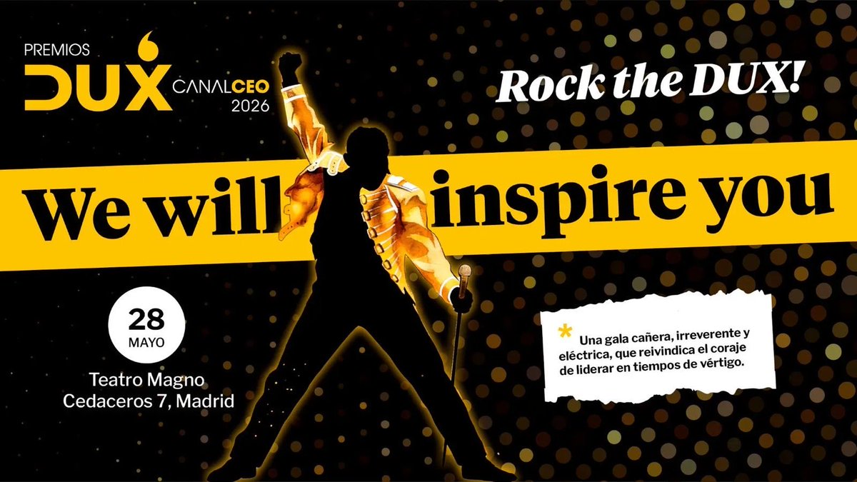 canalceo's tweet photo. Cuando el liderazgo sube al escenario: los V Premios DUX Canal CEO llegan con Amparo Llanos y José Antonio Marina 👉 https://t.co/NBgpOU1HpW

#LiderazgoHumanista #GestionEmpresarial #Management #CanalCEO #TheShowMustGoOn https://t.co/0Ih8Oqx7BB