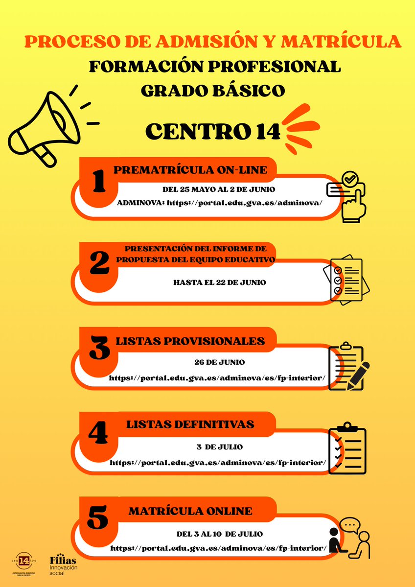 Centro14's tweet photo. Os recordamos los plazos que están abiertos y el enlace web, https://t.co/9hDAkGJFK9 https://t.co/XYyC05snNp