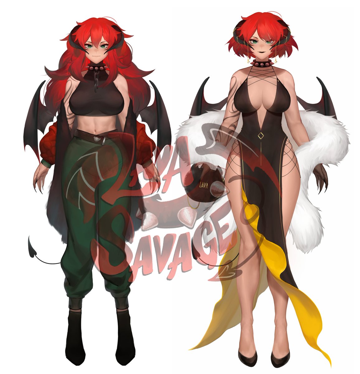Lava Savage 😈🌋Demon Vtuber+Artist tweet media
