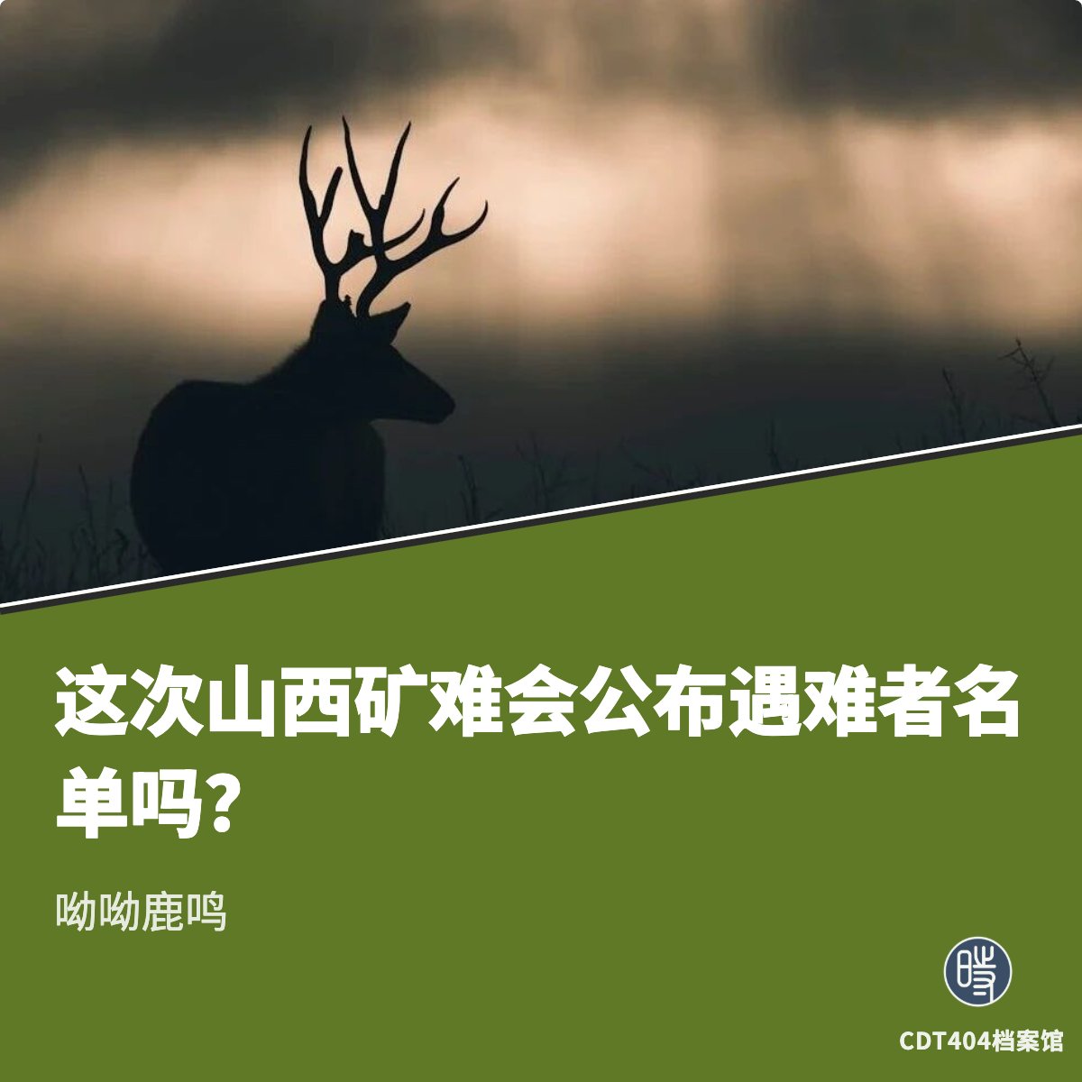 生命是一个数字,还是一个个具体的、活泼生动的、与社会有诸多关联互动的人?答案就看是不是公布遇难者名单。公布是对