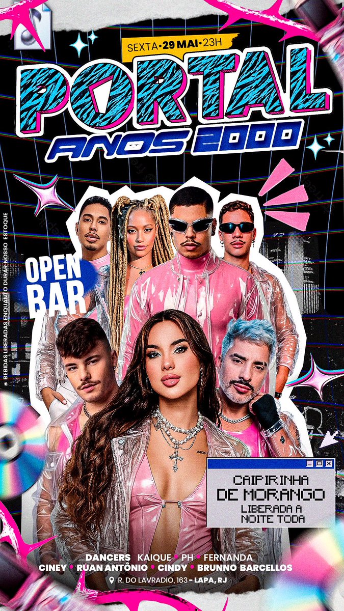 knowallace's tweet photo. E aí, bora equilibrar esse final de semana? 🥳🔥
@portalrio_ 

🎶 SEXTA – 29/05 | PORTAL RIO ANOS 2000
🍹 Caipirinha de morango 🍓

☪️ SÁBADO – 30/05 | PORTAL RIO EQUILIBIVM 2.0
💥 Beats sabores da noite toda

🔗 Lista de desconto:
https://t.co/vGPhijtYLW https://t.co/j486RFFbcs